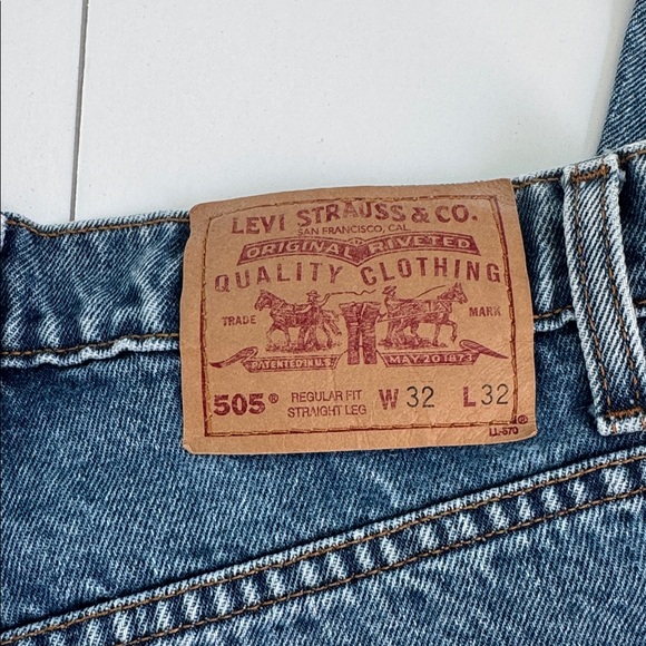 Levi's Men's Straight Blue Jeans - Picture 2 of 5